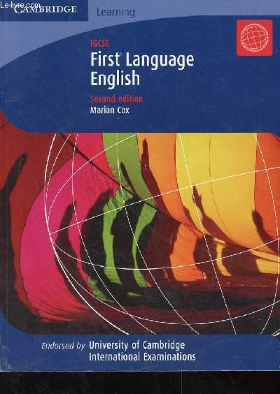 CAMBRIDGE LEARNING - LEIGCSE FIRST LANGUAGE ENGLISH - SECOND EDITION
