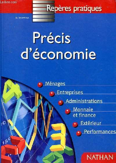 PRECIS D'ECONOMIE - MENAGES - ENTREPRISES - ADMINISTRATIONS - MONNAIE ET FINANCE - EXTERIEUR - PERFORMANCES