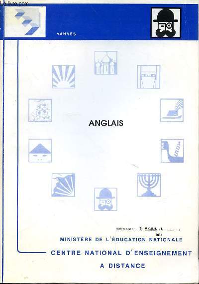 ANGLAIS VANVES - MINISTERE DE L'EDUCATION REF B A094 T 084
